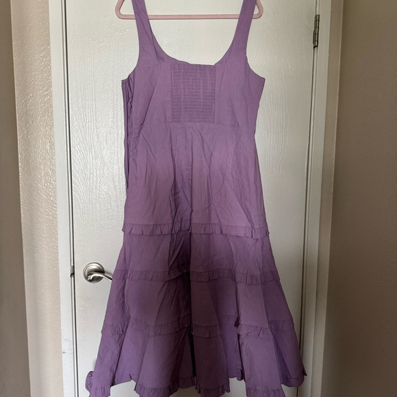 Anthropologie Lavender Midi Dress - Picture 6 of 8